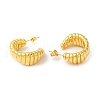 Golden 304 Stainless Steel Stud Earrings EJEW-K257-01C-G-2