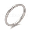 304 Stainless Steel Plain Band Rings STAS-I160-E-P-2