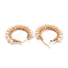 304 Stainless Steel Hoop Earrings EJEW-JE04202-01-2