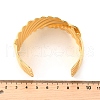 304 Stainless Steel Cuff Bangles for Women BJEW-Z109-07G-3
