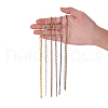 Iron Cable Chains Necklace Making MAK-PH0004-17-7