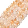 Natural Citrine Beads Strands G-S362-105B-6