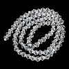 Transparent Electroplate Glass Beads Strands EGLA-A039-T3mm-A13-2
