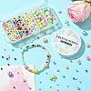 DIY Colorful Acrylic Round Beaded Stretch Bracelets FIND-YW0005-91-5