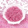 Baking Paint Transparent Glass Seed Beads SEED-N006-05D-2