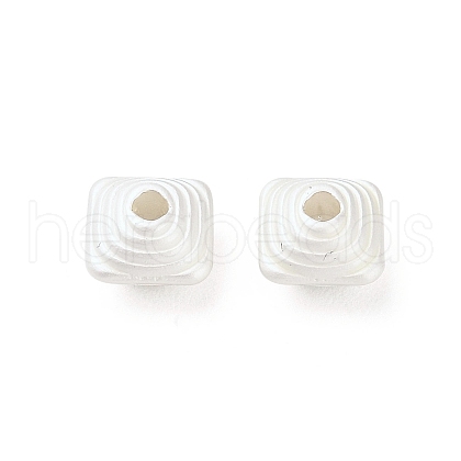 Matte Alloy Beads PALLOY-R145-01MS-1