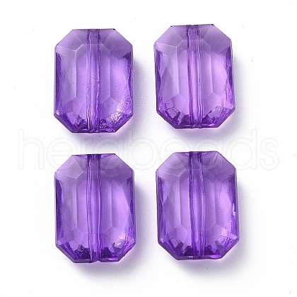 Transparent Acrylic Beads OACR-P007-14A-1