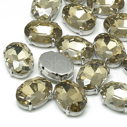 Sew on Rhinestone RGLA-T091-10x14mm-04P-1