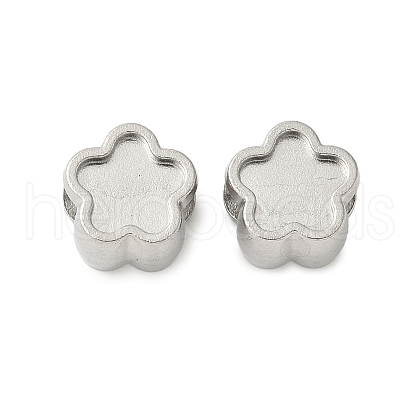 304 Stainless Steel European Beads STAS-D307-04B-P-1
