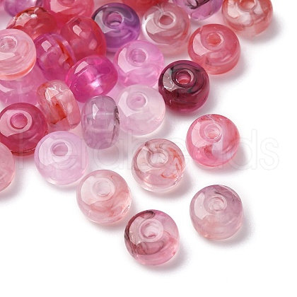 70Pcs Transparent Acrylic Beads OACR-S069-01A-1