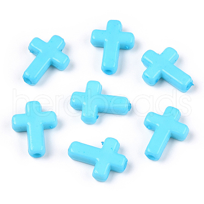 Opaque Acrylic Beads SACR-436-C29-1