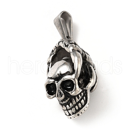 PVD Vacuum Plating 304 Stainless Steel Pendants STAS-D182-09AS-1