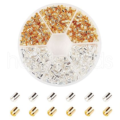 ARRICRAFT Brass Crimp Beads KK-AR0001-16-1
