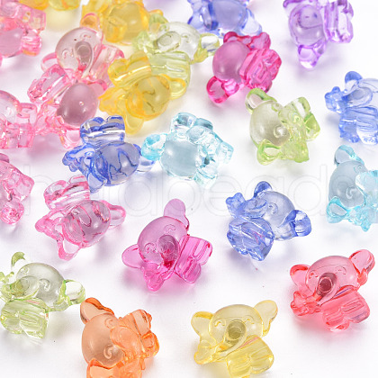 Transparent Acrylic Beads X-TACR-S154-48B-1