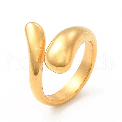 Ion Plating(IP) 304 Stainless Steel Finger Rings for Women Men RJEW-C049-36A-G-1