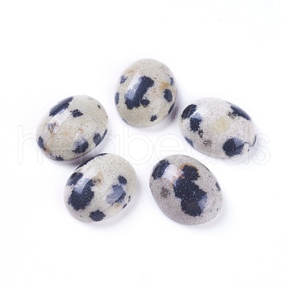 Natural Dalmatian Jasper Cabochons X-G-L511-B-02-1