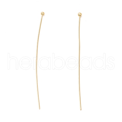 Brass Ball Head Pins KK-WH0058-02D-G01-1