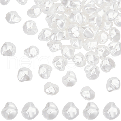 SUNNYCLUE 1 Strand ABS Plastic Imitation Pearl Beads Strands KY-SC0002-06-1