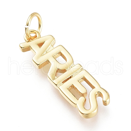 Brass Pendants ZIRC-I048-15G-03-1