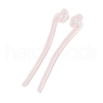 Opaque Acrylic Hair Sticks OHAR-C011-03I-1