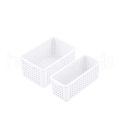 2Pcs PVC Storage Basket Miniature Ornaments PW-WGB3802-01-1