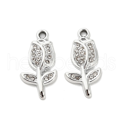 Alloy Crystal Pendants FIND-I043-03P-1