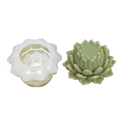 Flower Series Embossed Pillar DIY Candle Silicone Molds PW-WG81741-03-1
