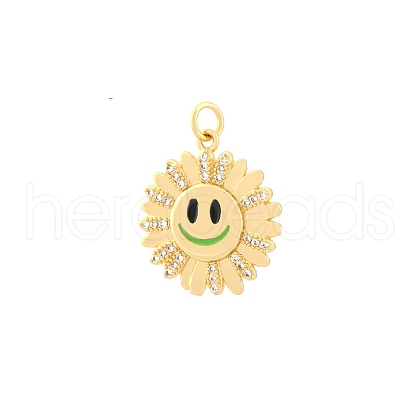 Brass Micro Pave Cubic Zirconia Pendants PW-WGE8ABD-09-1