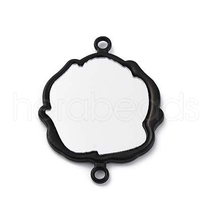 Double-faced Glass Mirror Connector Charms FIND-Z073-01EB-01-1
