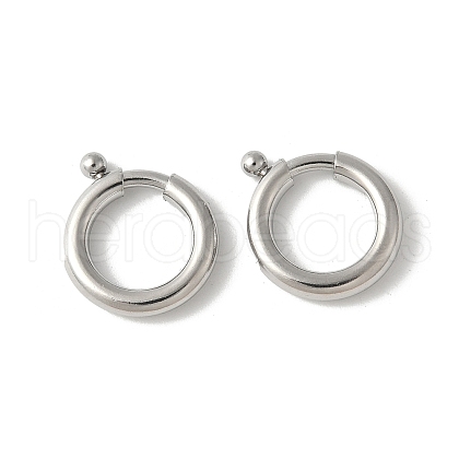 316 Surgical Stainless Steel Spring Gate Rings STAS-H234-06P-03-1