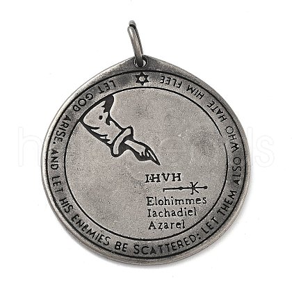 304 Stainless Steel Pendants STAS-V008-22AS-02-1