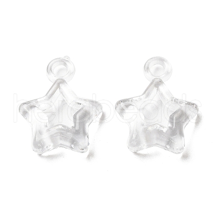 Transparent Acrylic Pendants OACR-C016-20-1