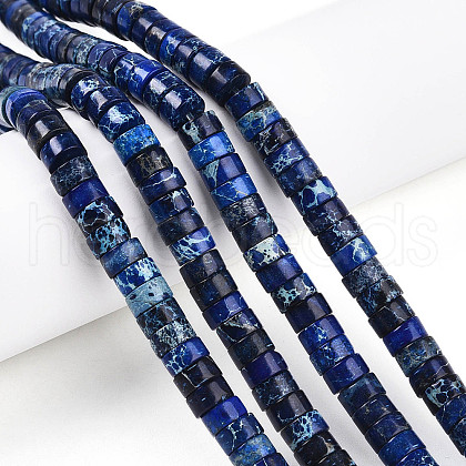 Natural Imperial Jasper Beads Strands G-N344-41G-1