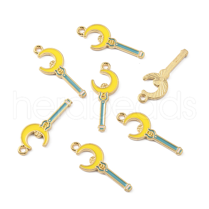 Alloy Enamel Pendants ENAM-CJC0015-08B-LG-1