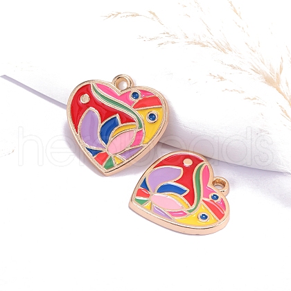 Bohemia Style Alloy Enamel Pendants PW-WG44489-01-1
