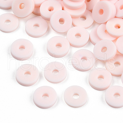 Eco-Friendly Handmade Polymer Clay Beads CLAY-R067-6.0mm-B27-1