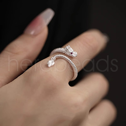Dragon 990 Sterling Silver Cuff Rings FS-WG3FBBD-01-1