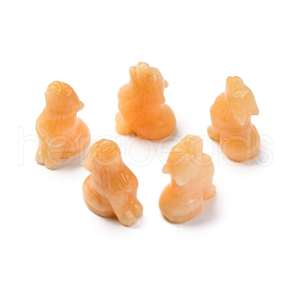Natural Topaz Jade Display Decorations DJEW-P019-A17-1