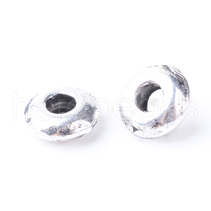 Tibetan Style Alloy Spacer Beads TIBE-Q063-80AS-NR-1
