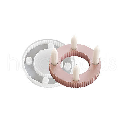 DIY Silicone Candle Holder Molds DIY-K073-22A-1