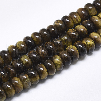 Natural Tiger Eye Beads Strands G-T122-02F-1