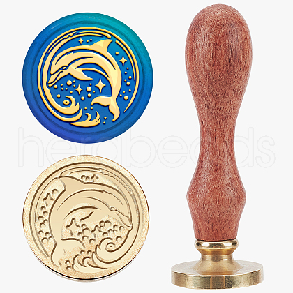Wax Seal Stamp Set AJEW-WH0208-1221-1