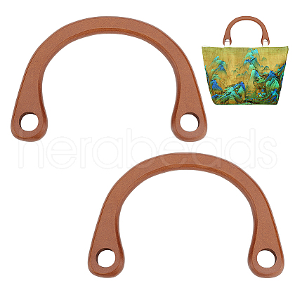 Wooden Bag Handles WOOD-WH0124-22-1