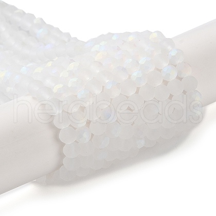 Transparent Glass Beads Strands X1-EGLA-A034-T4mm-MB19-1