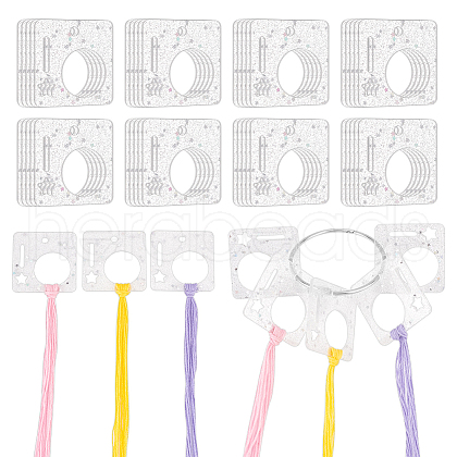 Olycraft 20Pcs Acrylic Floss Bobbin TOOL-OC0001-92E-1