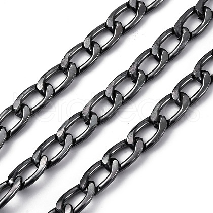 Oxidation Aluminum Cuban Link Chains CHA-D001-06B-1