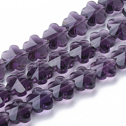 Transparent Glass Beads GLAA-Q066-14mm-C02-1