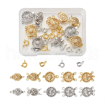 Brass Clasp Sets FIND-TA0001-64-1
