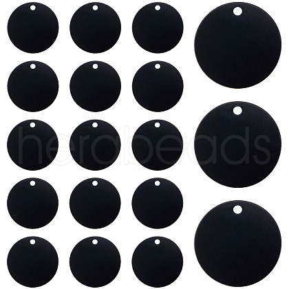 SOFPLATE 25Pcs Aluminum Pendants FIND-SP0002-55A-B-1