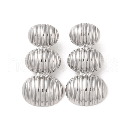 304 Stainless Steel Stud Earrings for Women EJEW-L272-032P-03-1